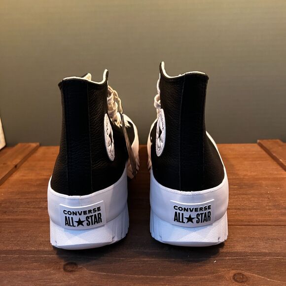 Chuck Taylor All Star Lugged 2.0 Leather High Top A03704C - Black - Picture 5 of 10